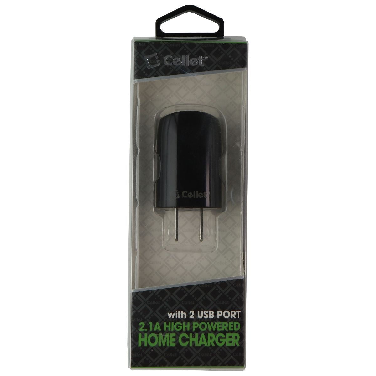 Cellet Dual USB High Powered Home Charger - Black Cell Phone - Chargers & Cradles Cellet - Simple Cell Bulk Wholesale Pricing - USA Seller