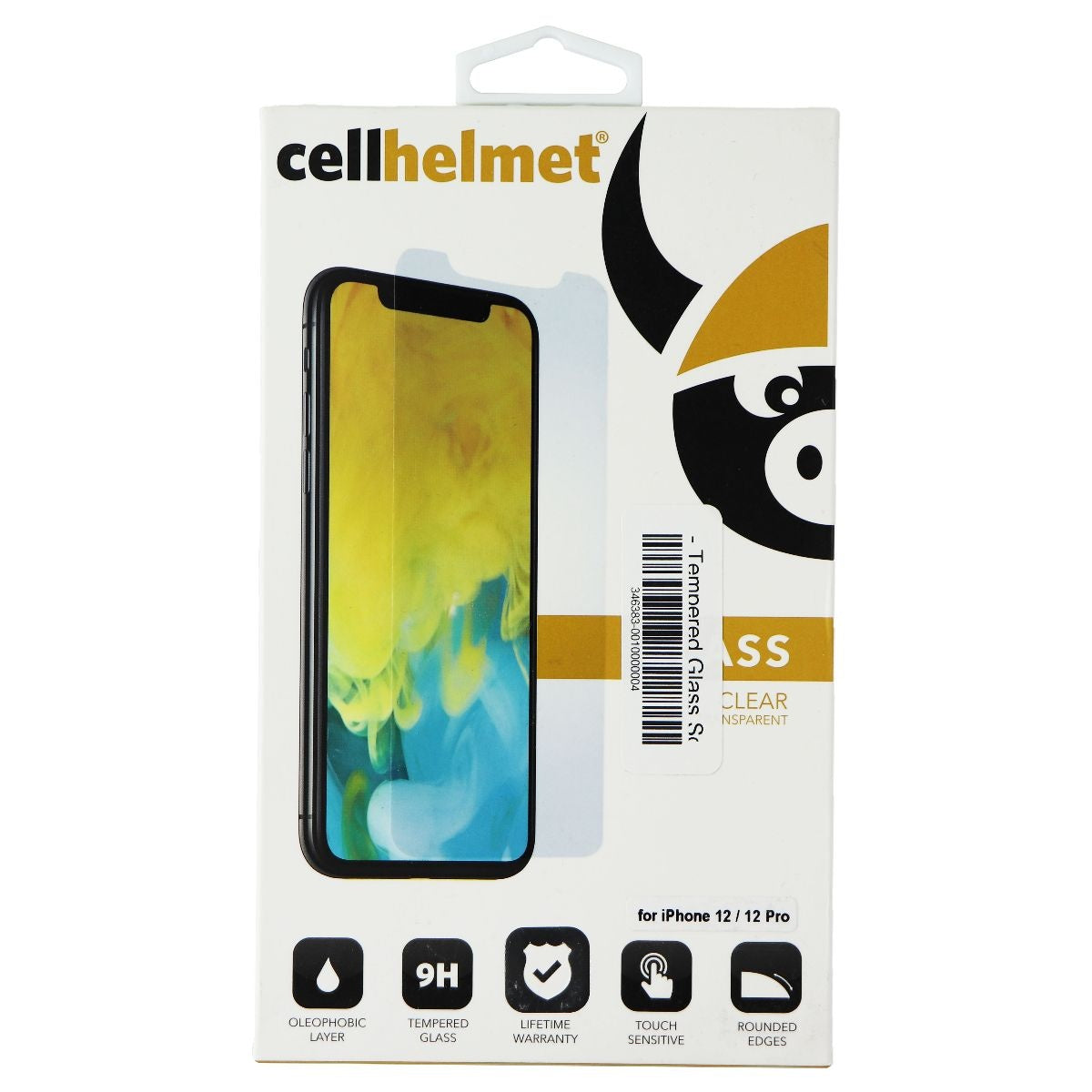 cellhelmet Tempered Glass for Apple iPhone 12 and 12 Pro Cell Phone - Screen Protectors CellHelmet - Simple Cell Bulk Wholesale Pricing - USA Seller