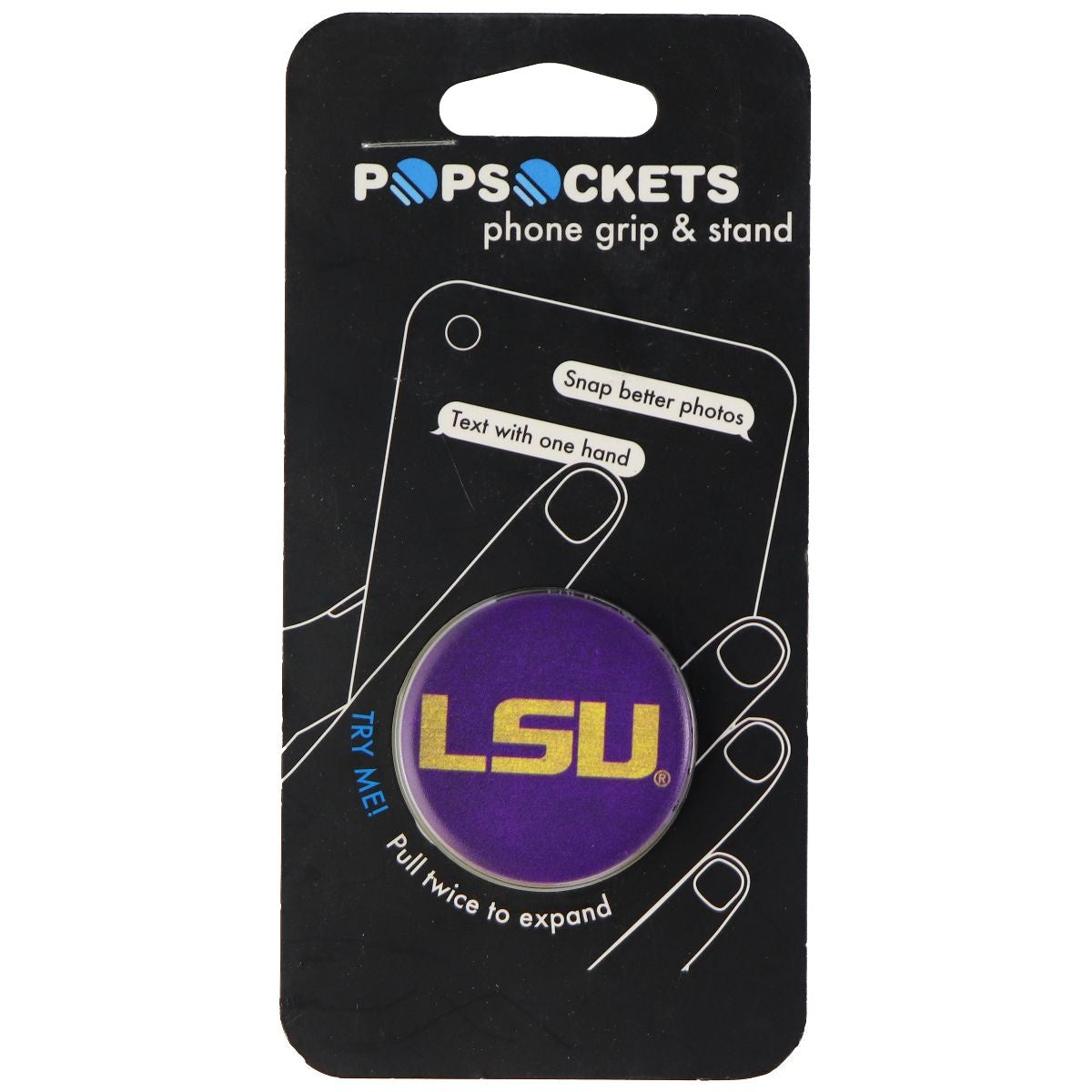 PopSockets: Collapsible Grip & Stand for Phones and Tablets - LSU Heritage Cell Phone - Mounts & Holders PopSockets - Simple Cell Bulk Wholesale Pricing - USA Seller