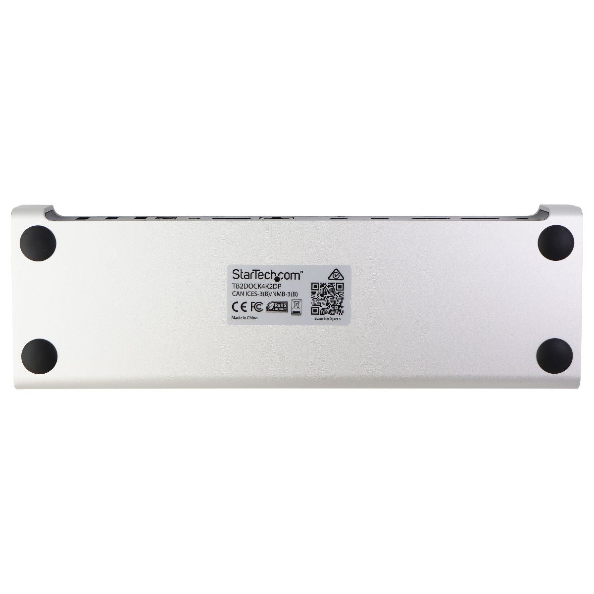 StarTech.com Thunderbolt 2 / Dual DP / 4K Laptop Docking Station - Silver iPad/Tablet Accessories - Docking Stations/Keyboards StarTech.com - Simple Cell Bulk Wholesale Pricing - USA Seller
