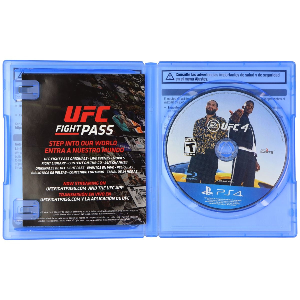 EA Sports UFC 4 (Ultimate Fighting Championship) Game for PlayStation 4 (PS4) Gaming/Console - Video Games Electronic Arts - Simple Cell Bulk Wholesale Pricing - USA Seller
