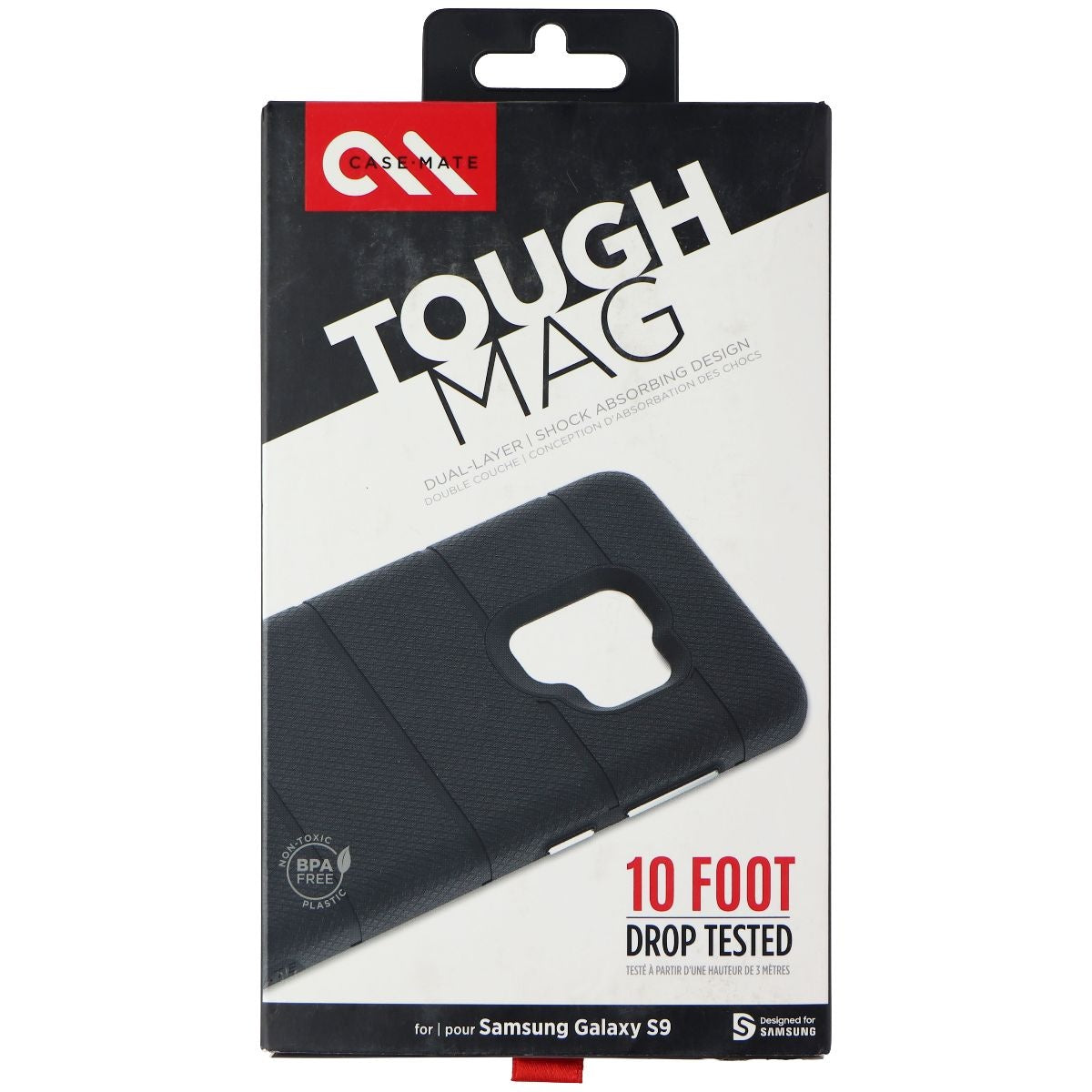 Case-Mate Tough Mag Series Dual Layer Case for Samsung Galaxy S9 - Black Cell Phone - Cases, Covers & Skins Case-Mate - Simple Cell Bulk Wholesale Pricing - USA Seller