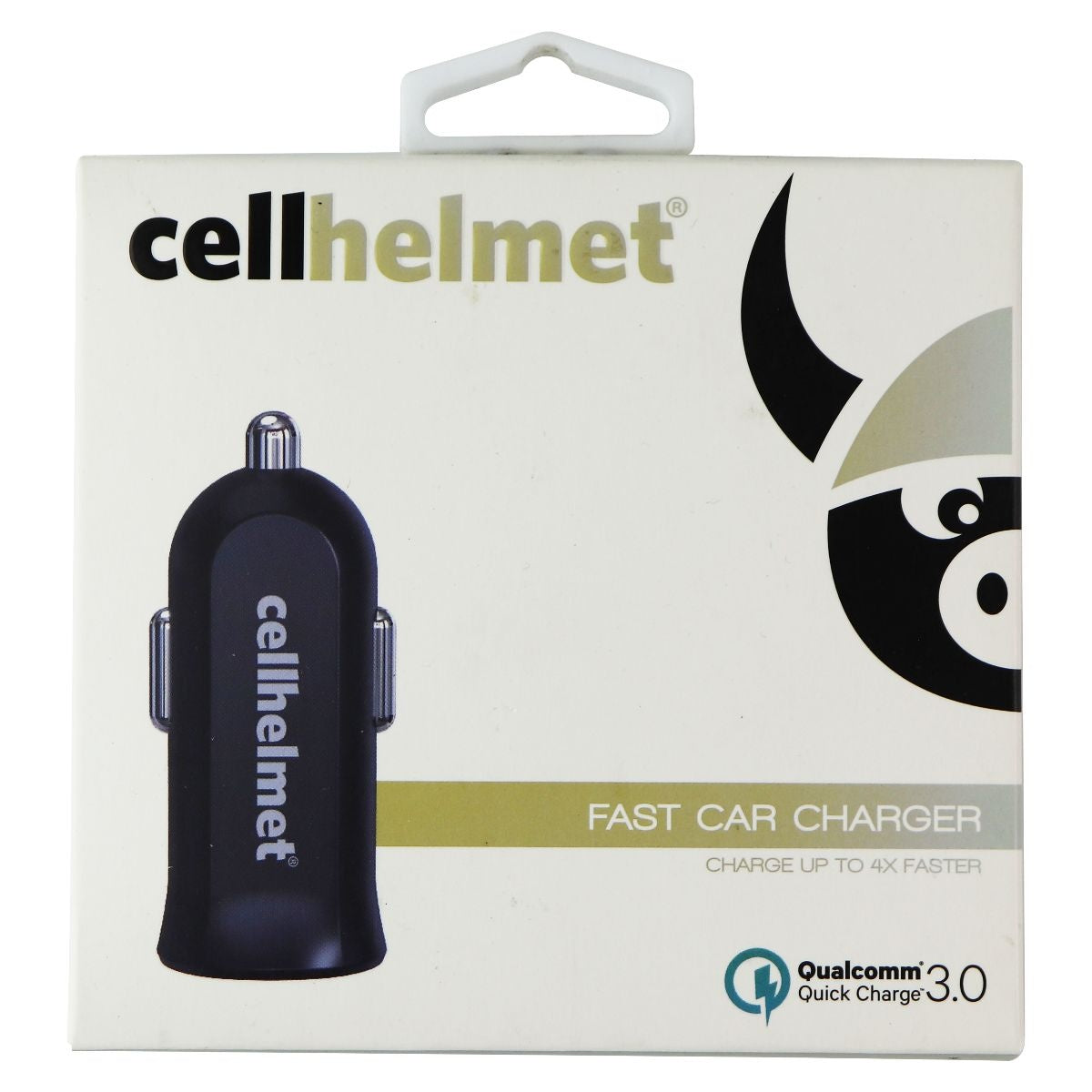 CellHelmet QC 3.0 Fast Charge USB Car Adapter - Black Cell Phone - Chargers & Cradles CellHelmet - Simple Cell Bulk Wholesale Pricing - USA Seller