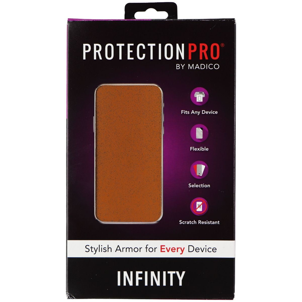 Madico ProtectionPro Device Armor (7.5x4.5) - Matte Tangerine Orange 10 Pack Cell Phone - Screen Protectors Madico - Simple Cell Bulk Wholesale Pricing - USA Seller