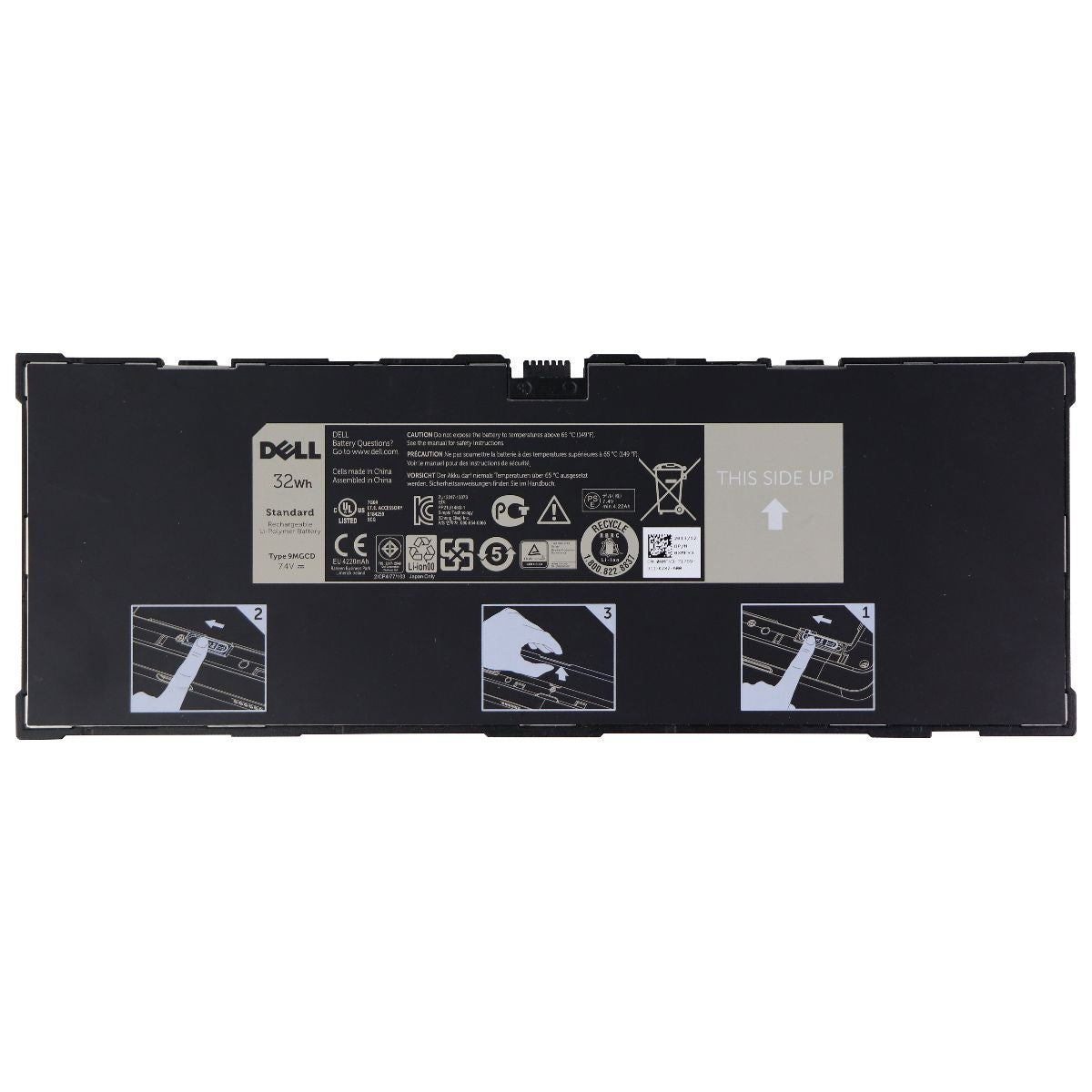 Replacement Battery (PP21LI148Q-1) for Dell Laptops - Black Computer Accessories - Laptop Batteries Dell - Simple Cell Bulk Wholesale Pricing - USA Seller
