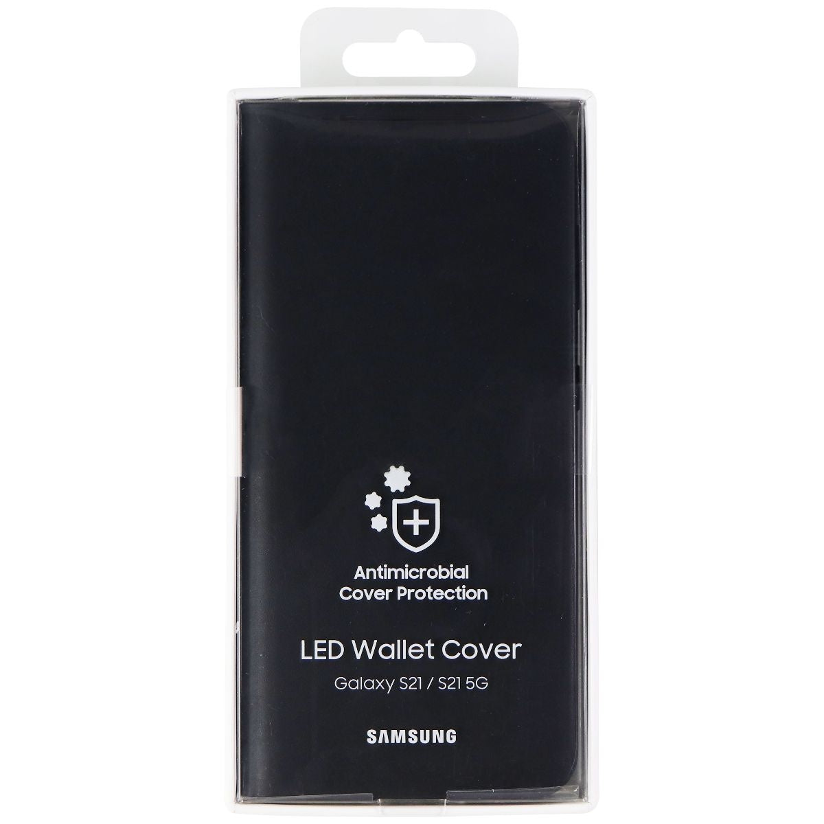Samsung Official LED Wallet Cover for Samsung Galaxy S21 / S21 5G - Black Cell Phone - Cases, Covers & Skins Samsung Electronics - Simple Cell Bulk Wholesale Pricing - USA Seller
