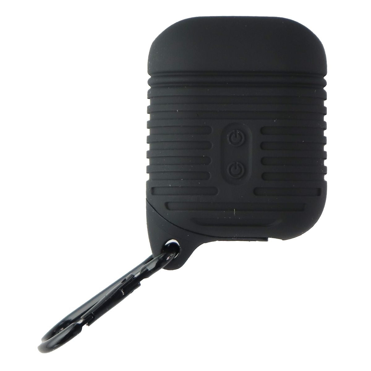 Case-Mate Tough Case for Apple AirPods - Black + Black Carabiner Cell Phone - Cases, Covers & Skins Case-Mate - Simple Cell Bulk Wholesale Pricing - USA Seller
