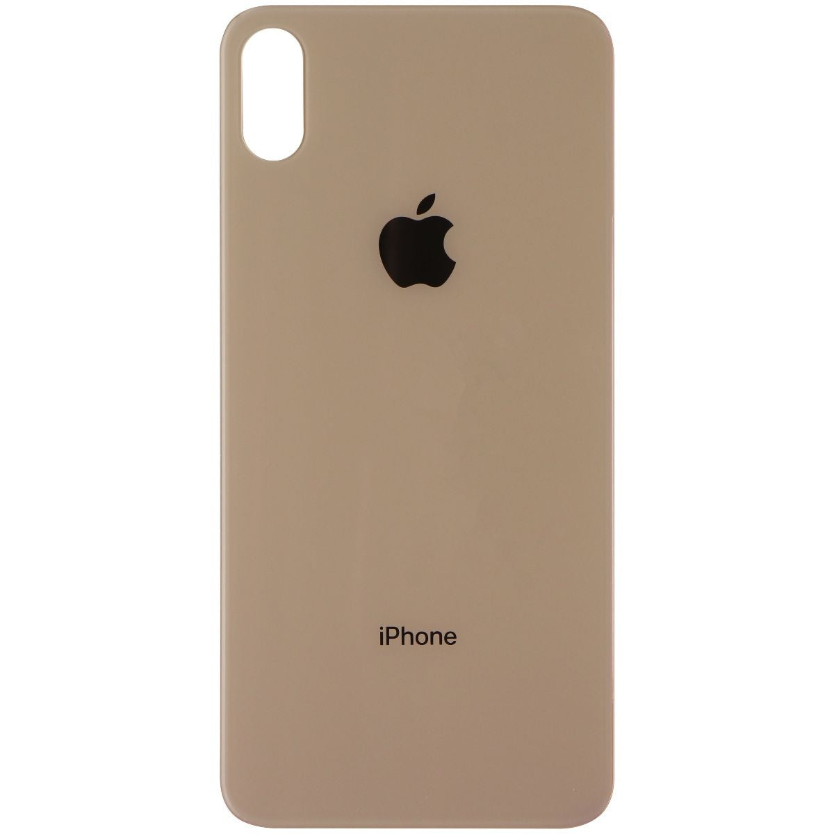 Repair Part - Back Glass Panel for Apple iPhone Xs Max - Gold with Logo Cell Phone - Replacement Parts & Tools Unbranded - Simple Cell Bulk Wholesale Pricing - USA Seller