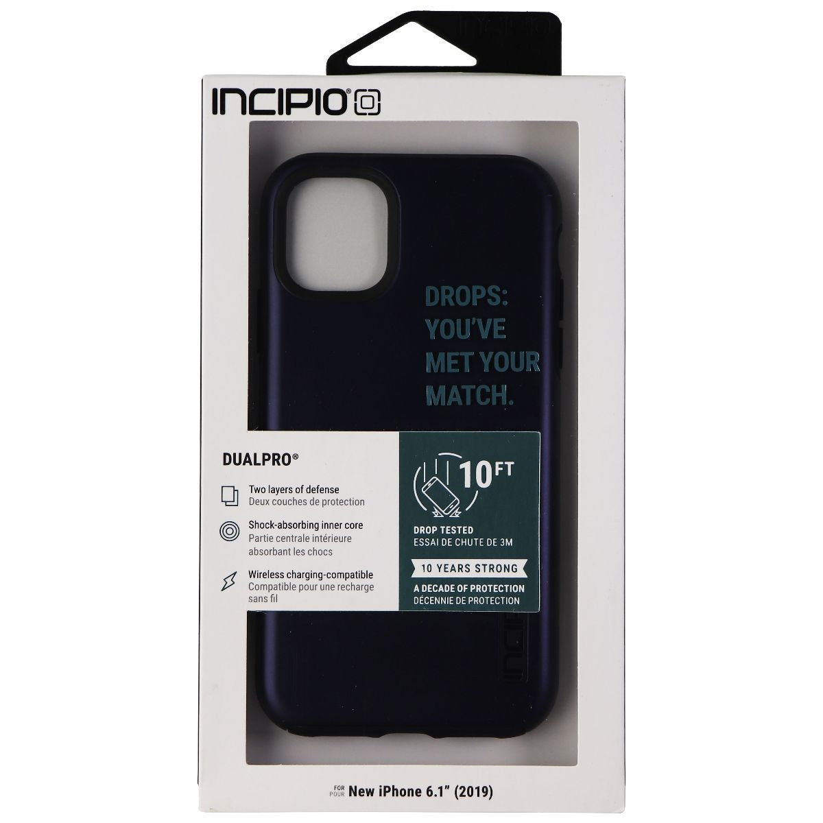 Incipio DualPro Dual Layer Case for Apple iPhone 11 - Iridescent Midnight Blue Cell Phone - Cases, Covers & Skins Incipio - Simple Cell Bulk Wholesale Pricing - USA Seller