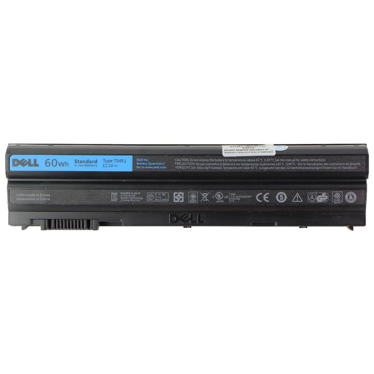 OEM Replacement Dell Battery (T54FJ) for Dell Latitude Series Laptops Cell Phone - Replacement Parts & Tools Dell - Simple Cell Bulk Wholesale Pricing - USA Seller