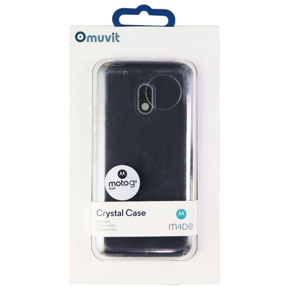 Muvit Crystal Case for Motorola Moto G4 Play (MMCRY0002) - Clear Cell Phone - Cases, Covers & Skins Muvit - Simple Cell Bulk Wholesale Pricing - USA Seller