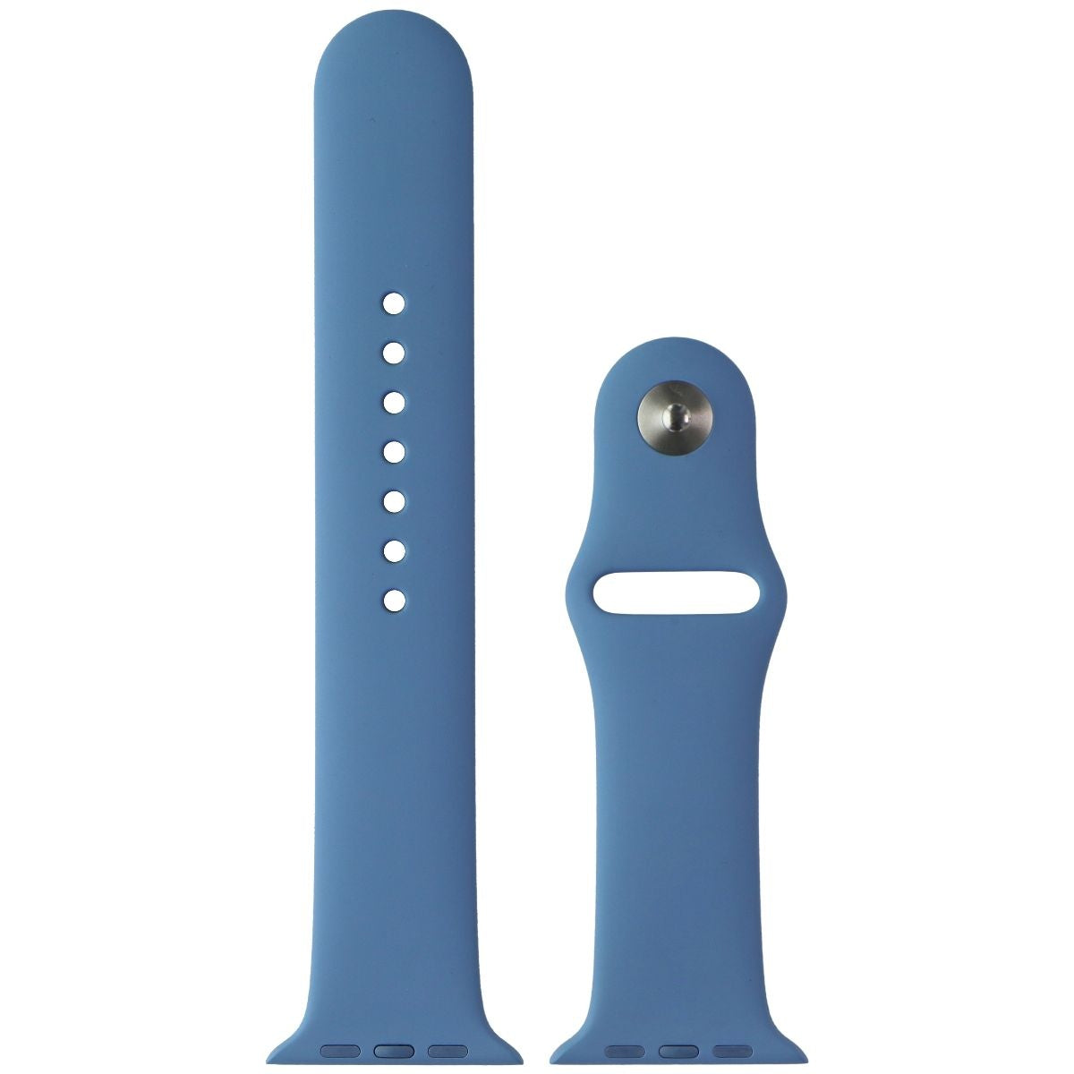 Apple (42mm) Sport Band for Apple Watch All Series 42/44/45mm - Denim Blue M/L Smart Watch Accessories - Watch Bands Apple - Simple Cell Bulk Wholesale Pricing - USA Seller