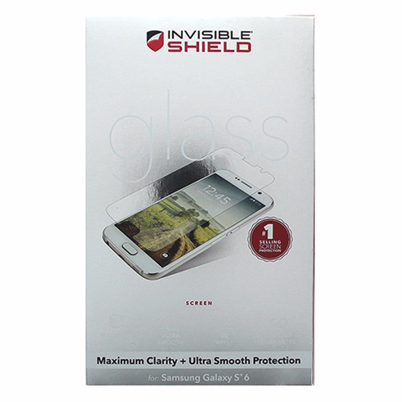 Zagg Invisible Shield Tempered Glass Screen Protector for Samsung Galaxy S6 Cell Phone - Screen Protectors Zagg - Simple Cell Bulk Wholesale Pricing - USA Seller