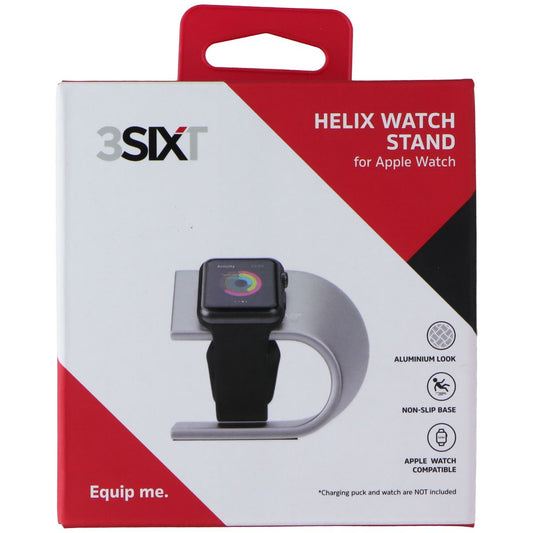 3SIXT Helix Stand Charger for Apple Watch Series (1-6) - Silver Smart Watch Accessories - Chargers & Docking Stations 3SIXT - Simple Cell Bulk Wholesale Pricing - USA Seller
