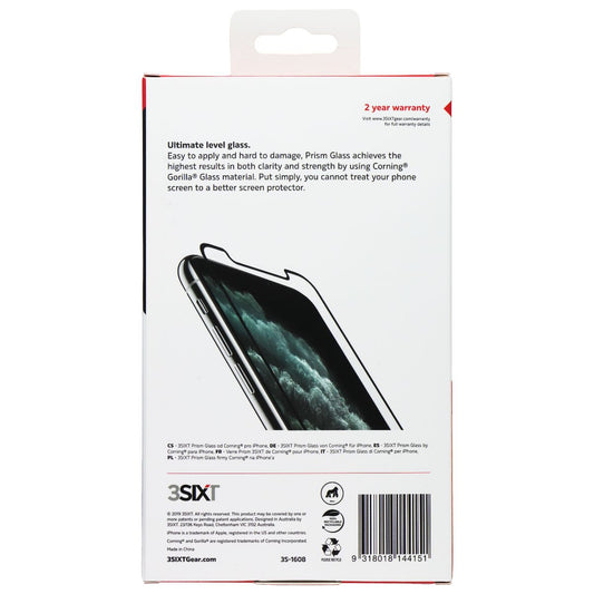 3SIXT Prism Glass Screen Protector for Apple iPhone X / XS / 11 Pro Cell Phone - Screen Protectors 3SIXT - Simple Cell Bulk Wholesale Pricing - USA Seller