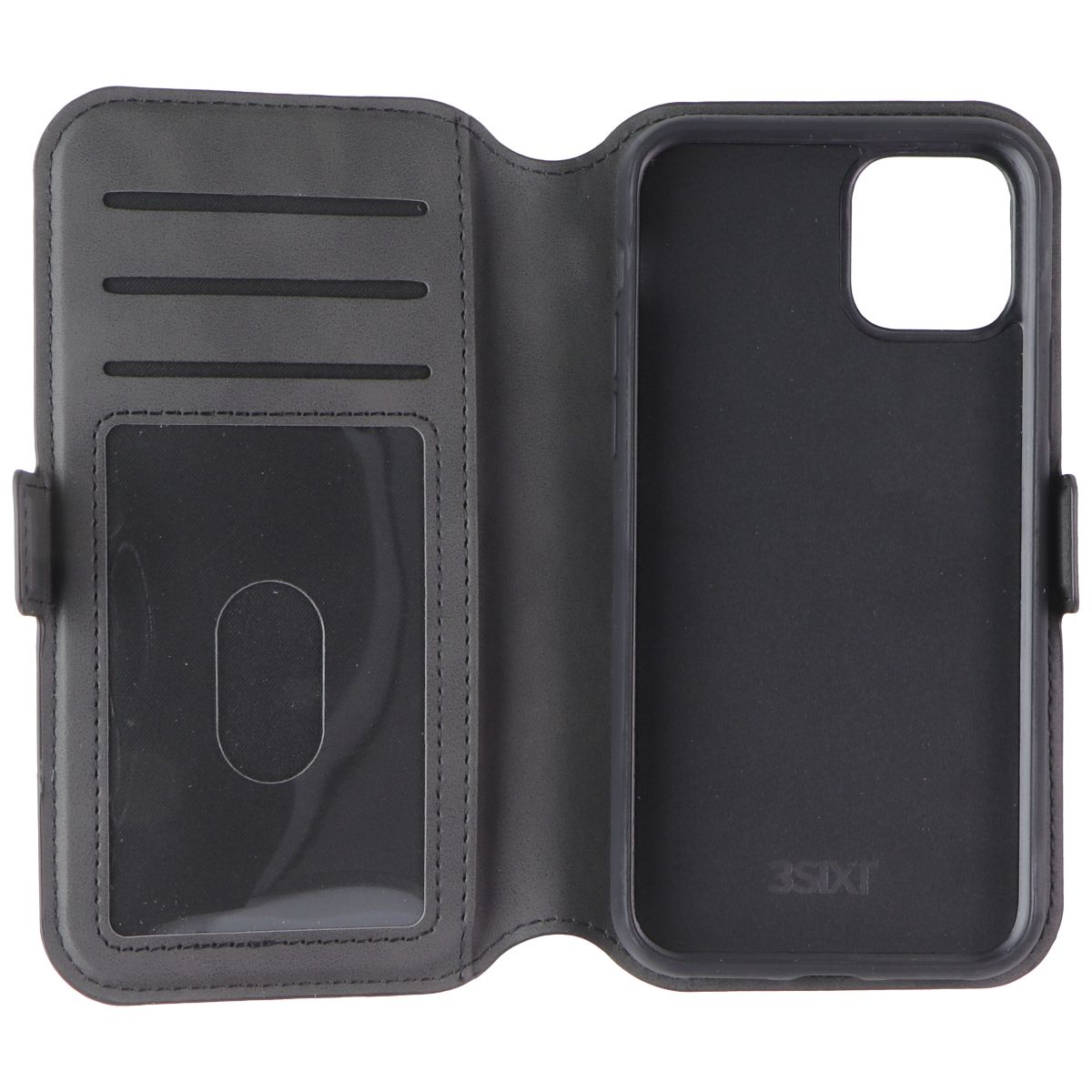 3SIXT NeoWallet Series Case for Apple iPhone 11 Pro - Black Cell Phone - Cases, Covers & Skins 3SIXT - Simple Cell Bulk Wholesale Pricing - USA Seller