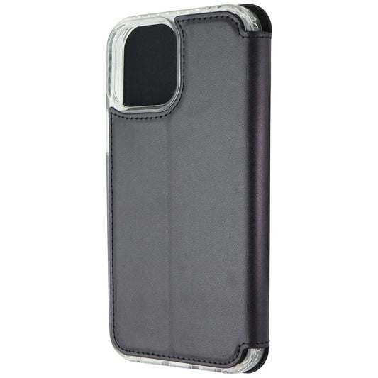 3SIXT SlimFolio Series Wallet Case for Apple iPhone 13 Pro Max - Clear/Black Cell Phone - Cases, Covers & Skins 3SIXT - Simple Cell Bulk Wholesale Pricing - USA Seller