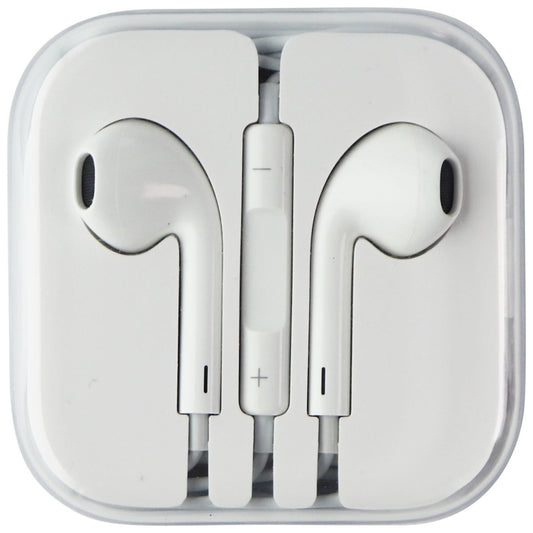 Apple EarPods with 3.5mm Headphone Plug and In-Line Mic/Remote - White Portable Audio - Headphones Apple - Simple Cell Bulk Wholesale Pricing - USA Seller
