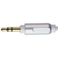 Acoustix (6-Ft) 3.5mm to 8-Pin Lightning Braided Auxiliary Cable - White Cell Phone - Cables & Adapters Acoustix - Simple Cell Bulk Wholesale Pricing - USA Seller