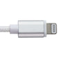Acoustix (6-Ft) 3.5mm to 8-Pin Lightning Braided Auxiliary Cable - White Cell Phone - Cables & Adapters Acoustix - Simple Cell Bulk Wholesale Pricing - USA Seller