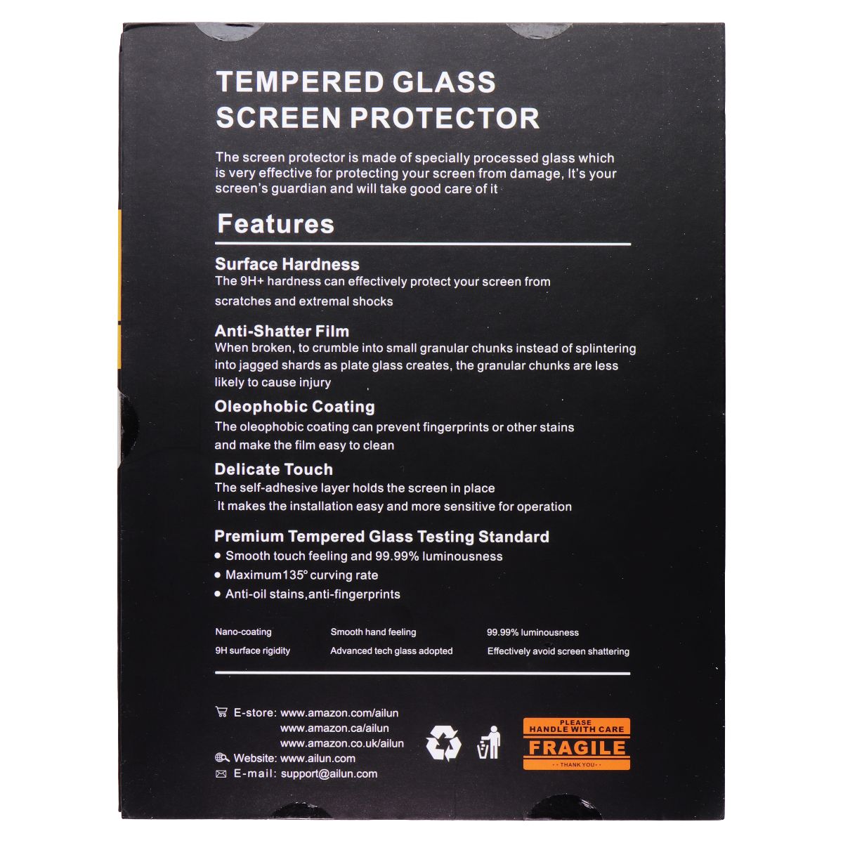 Ailun Glass Screen Protector for Apple iPad 10.2 (2019) - Clear iPad/Tablet Accessories - Screen Protectors Ailun    - Simple Cell Bulk Wholesale Pricing - USA Seller