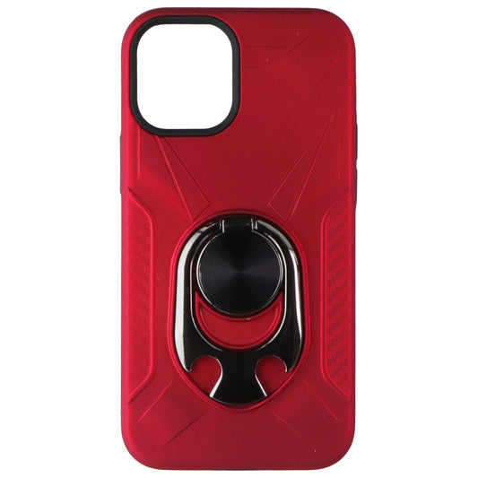 Airium Premium Rugged Kickstand Case for Apple iPhone 12 Mini - Red Cell Phone - Cases, Covers & Skins Airium - Simple Cell Bulk Wholesale Pricing - USA Seller