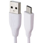 AIRDISTINC (3.3 Foot) USB-A to USB-C Charging Cable - White