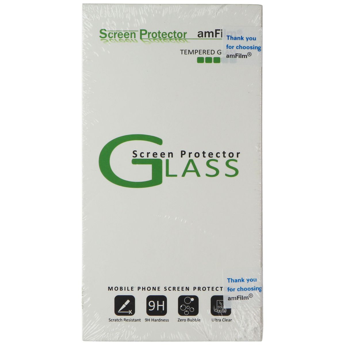 amFilm Screen Protector (3-Pack) Glass for Apple iPhone Xs Max - Clear Cell Phone - Screen Protectors amFilm - Simple Cell Bulk Wholesale Pricing - USA Seller