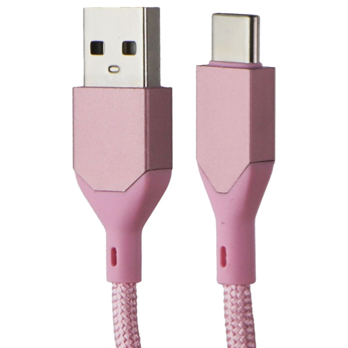 AmpSentrix Infinity (3-FT) USB-A to USB-C Charge Cable - Pink Rose Gold Cell Phone - Cables & Adapters AmpSentrix - Simple Cell Bulk Wholesale Pricing - USA Seller