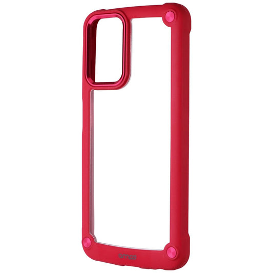 AMPD DuraBump Impact Drop Series Case for Motorola Moto G 5G (2024) - Red/Clear Cell Phone - Cases, Covers & Skins Ampd - Simple Cell Bulk Wholesale Pricing - USA Seller