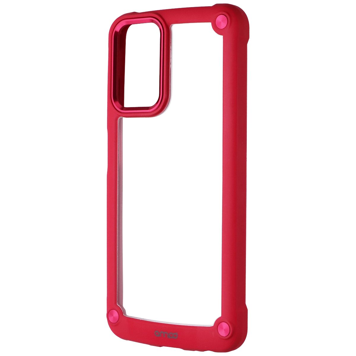 AMPD DuraBump Impact Drop Series Case for Motorola Moto G 5G (2024) - Red/Clear