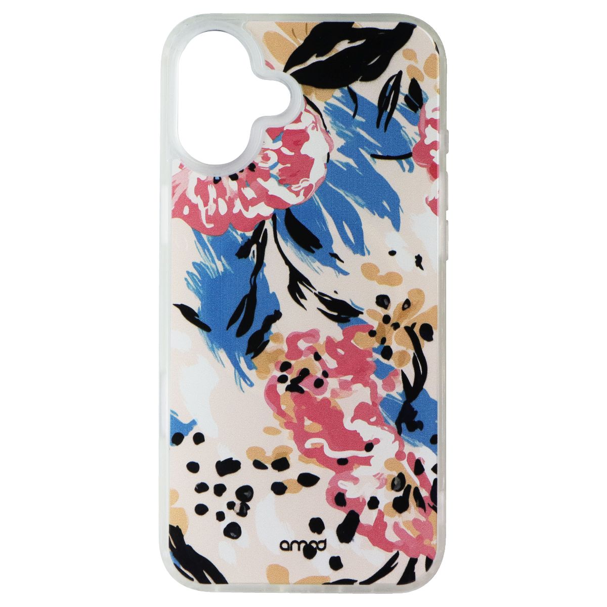 Ampd HD Print TRND Design Series Case for Apple iPhone 16 Plus - Blue Flower Cell Phone - Cases, Covers & Skins Ampd - Simple Cell Bulk Wholesale Pricing - USA Seller