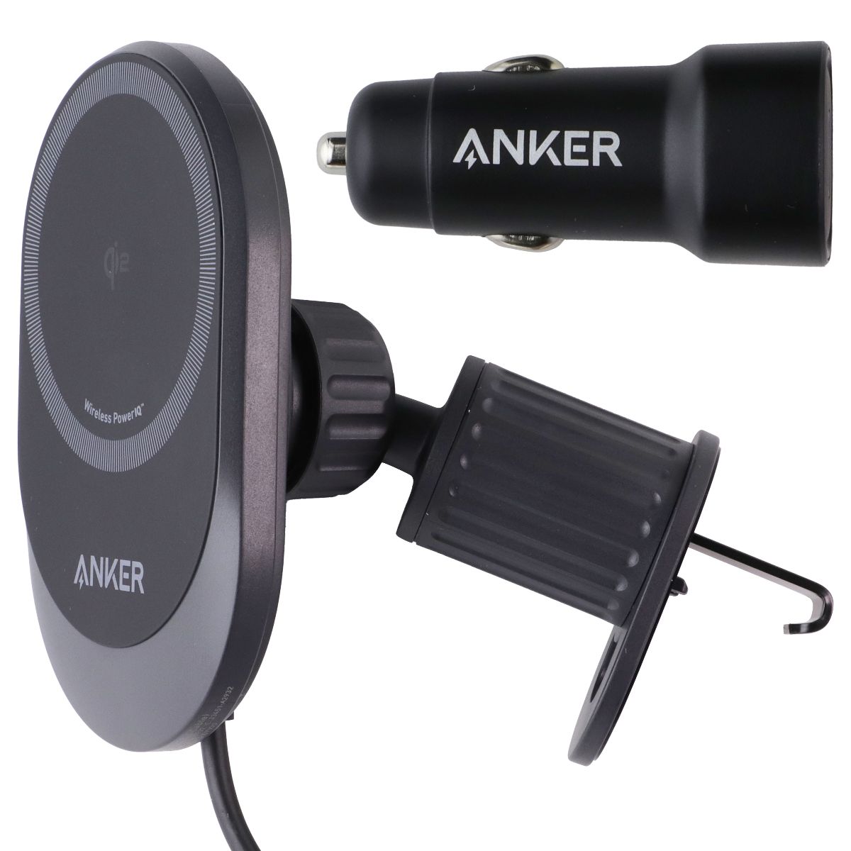 Anker Qi2 MagGo (15W) Wireless Charger Pad with Car Adapter for Apple (A2932)