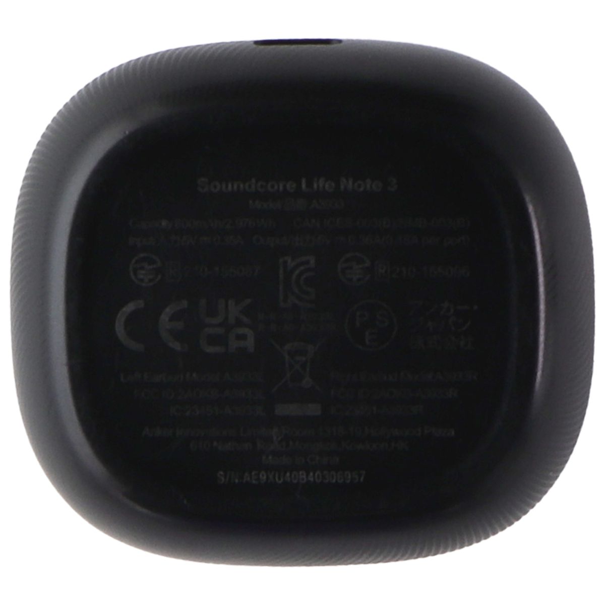Soundcore by Anker Life Note 3 XR True Wireless In-Ear Earbuds - Black Portable Audio - Headphones Anker    - Simple Cell Bulk Wholesale Pricing - USA Seller