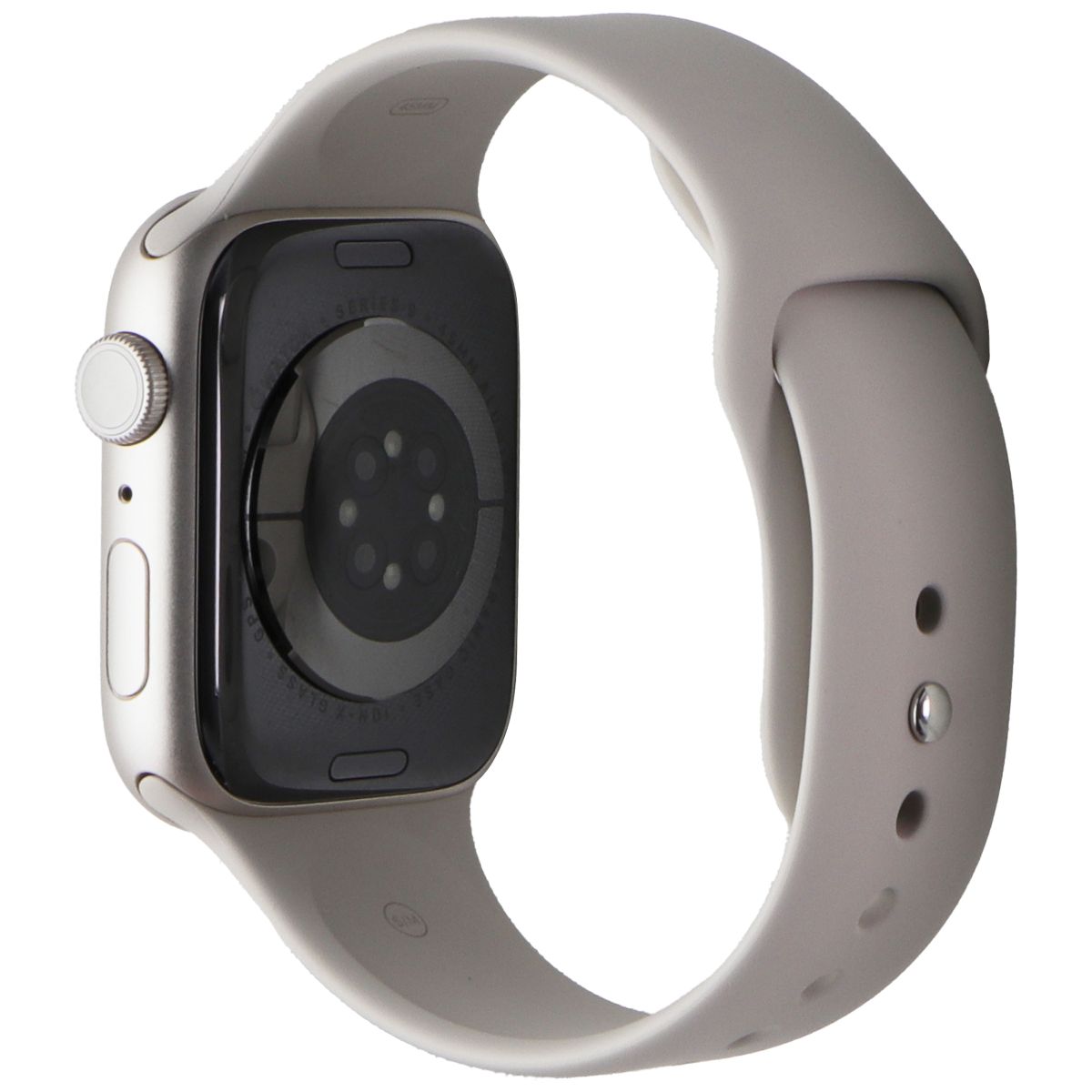 Apple Watch Series 9 (A2980) GPS Only - 45mm Starlight AL/Starlight Sp Band S/M Smart Watches Apple - Simple Cell Bulk Wholesale Pricing - USA Seller