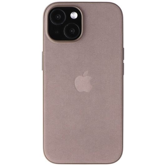 Apple FineWoven Case for MagSafe for Apple iPhone 15 - Taupe