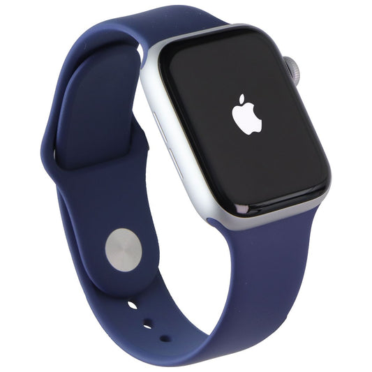 Apple Watch SE (2nd Gen) GPS + LTE (A2727) 44mm - Silver AL/Denim Sp Band (M/L)