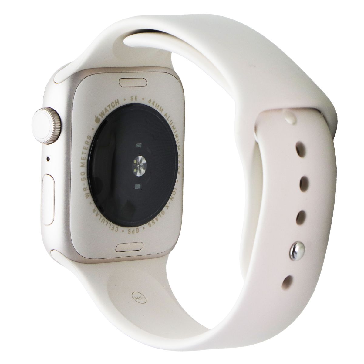 Apple Watch SE 3rd Gen (GPS + LTE, 44mm) - Starlight AL/Sp Band M/L - A3328 Smart Watches Apple - Simple Cell Bulk Wholesale Pricing - USA Seller