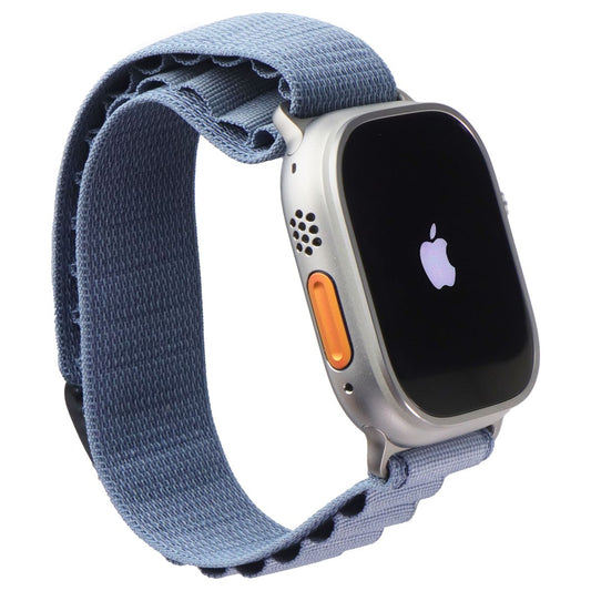 Apple Watch Ultra 3 (GPS + Cellular) A3281 49mm - Natural Titanium/Blue Alp Lp L Smart Watches Apple - Simple Cell Bulk Wholesale Pricing - USA Seller