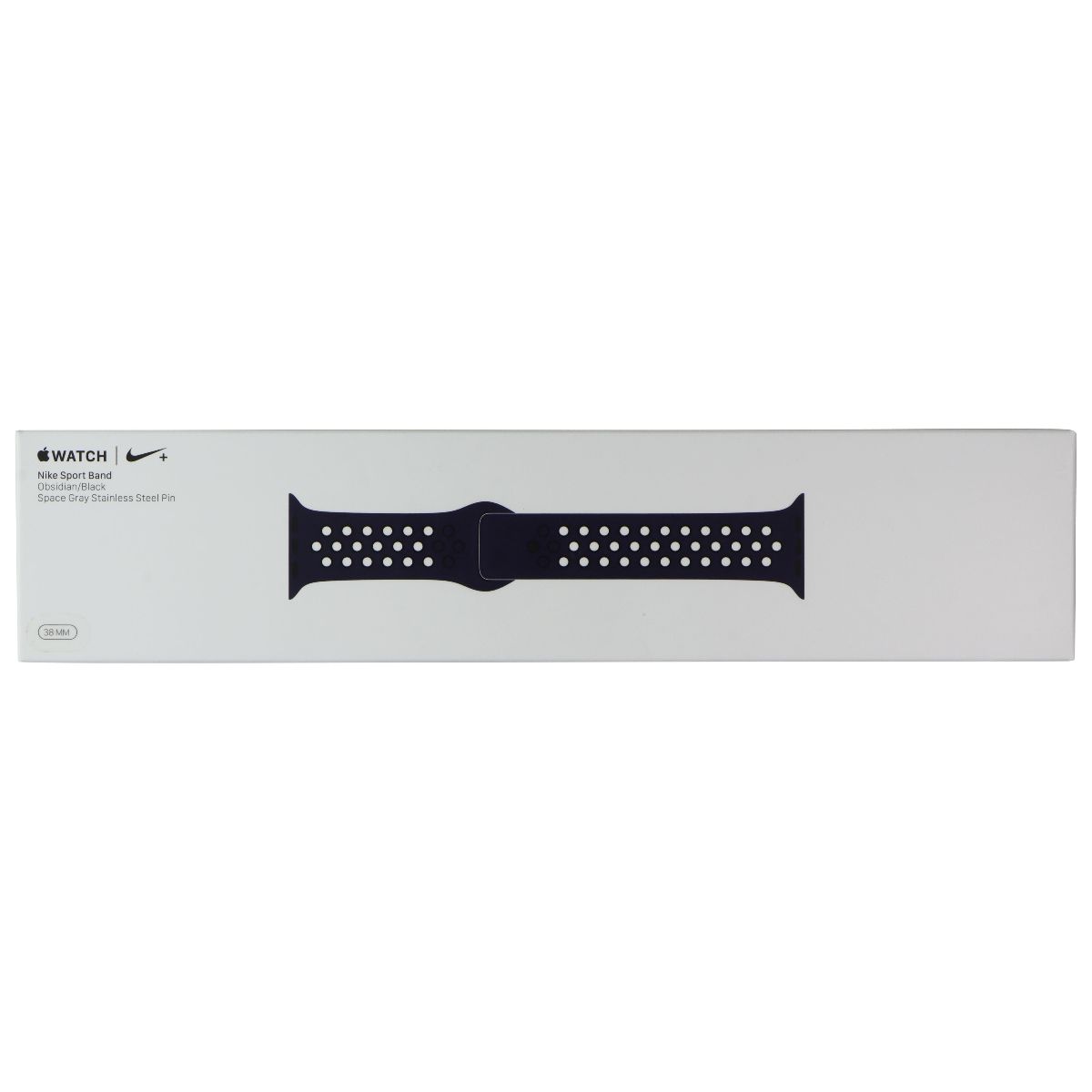 Apple Nike+ (38mm) Sport Loop Band - Obsidian/Black (MQ2P2ZM/A) Smart Watch Accessories - Watch Bands Apple - Simple Cell Bulk Wholesale Pricing - USA Seller