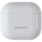 Apple AirPods (4th Gen) USB-C Charging Case - CASE ONLY - White (A3058) ENGRAVED Cell Phone - Headsets Apple - Simple Cell Bulk Wholesale Pricing - USA Seller