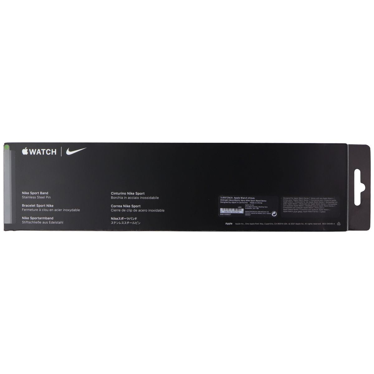Apple (41mm) Watch Nike Sport Band for Apple Watch 41/40/38mm - Navy/Full Set Smart Watch Accessories - Watch Bands Apple - Simple Cell Bulk Wholesale Pricing - USA Seller