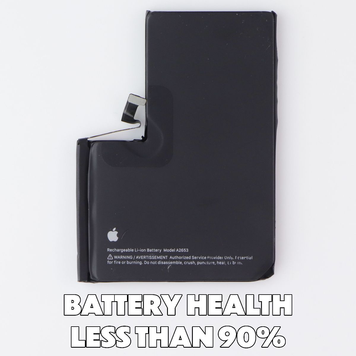 Repair Part OEM Pull (Below 90% Health) Battery for iPhone 13 Pro Max Cell Phone - Replacement Parts & Tools Apple - Simple Cell Bulk Wholesale Pricing - USA Seller