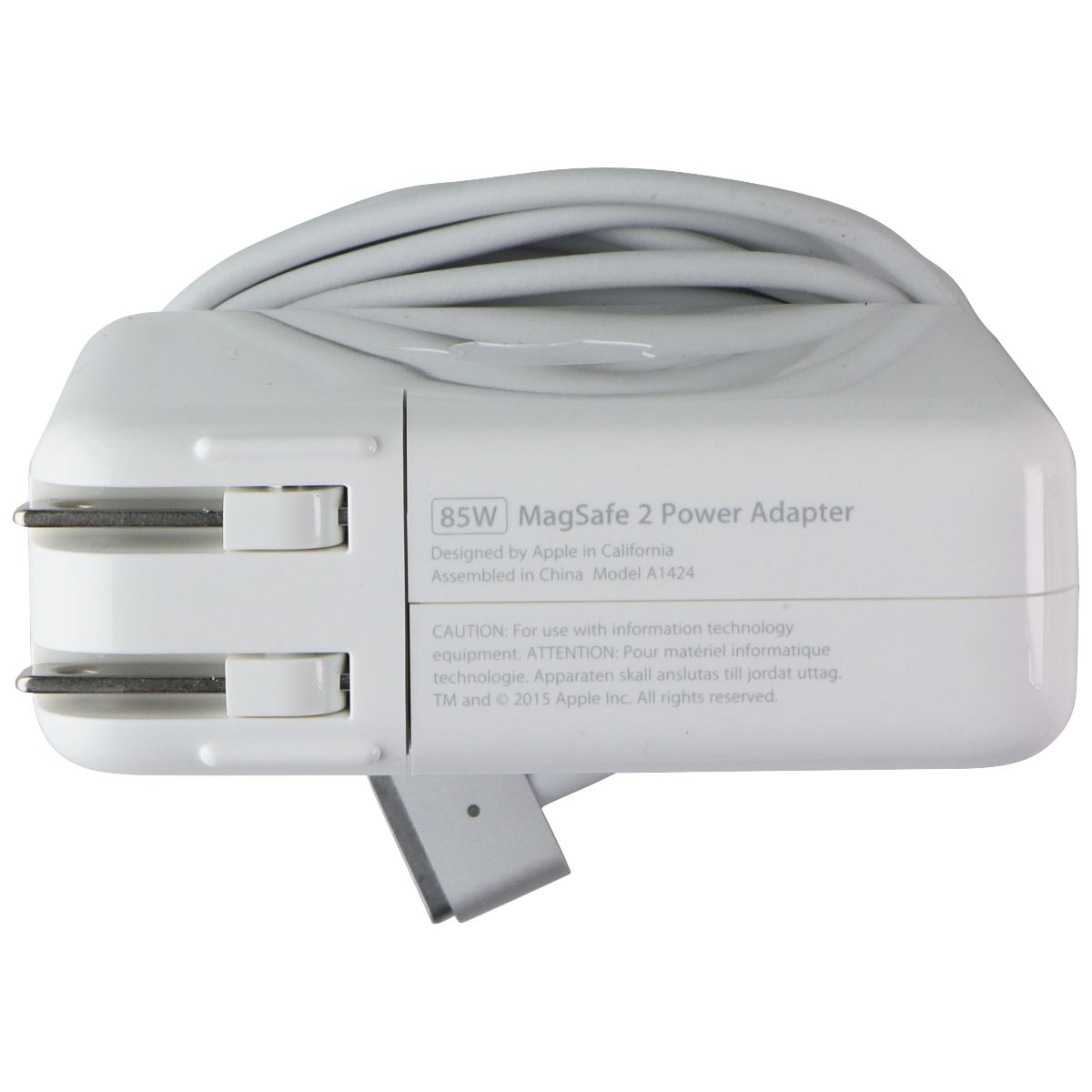 Apple 85W MagSafe 2 Laptop Charger Power Adapter for MacBook Pro (MD506LL/A) Computer Accessories - Laptop Power Adapters/Chargers Apple - Simple Cell Bulk Wholesale Pricing - USA Seller