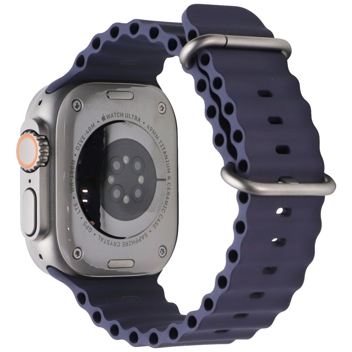 Apple Watch Ultra 2 (GPS + LTE) A2986 49mm Natural Titanium/Navy Ocean Band Smart Watches Apple - Simple Cell Bulk Wholesale Pricing - USA Seller