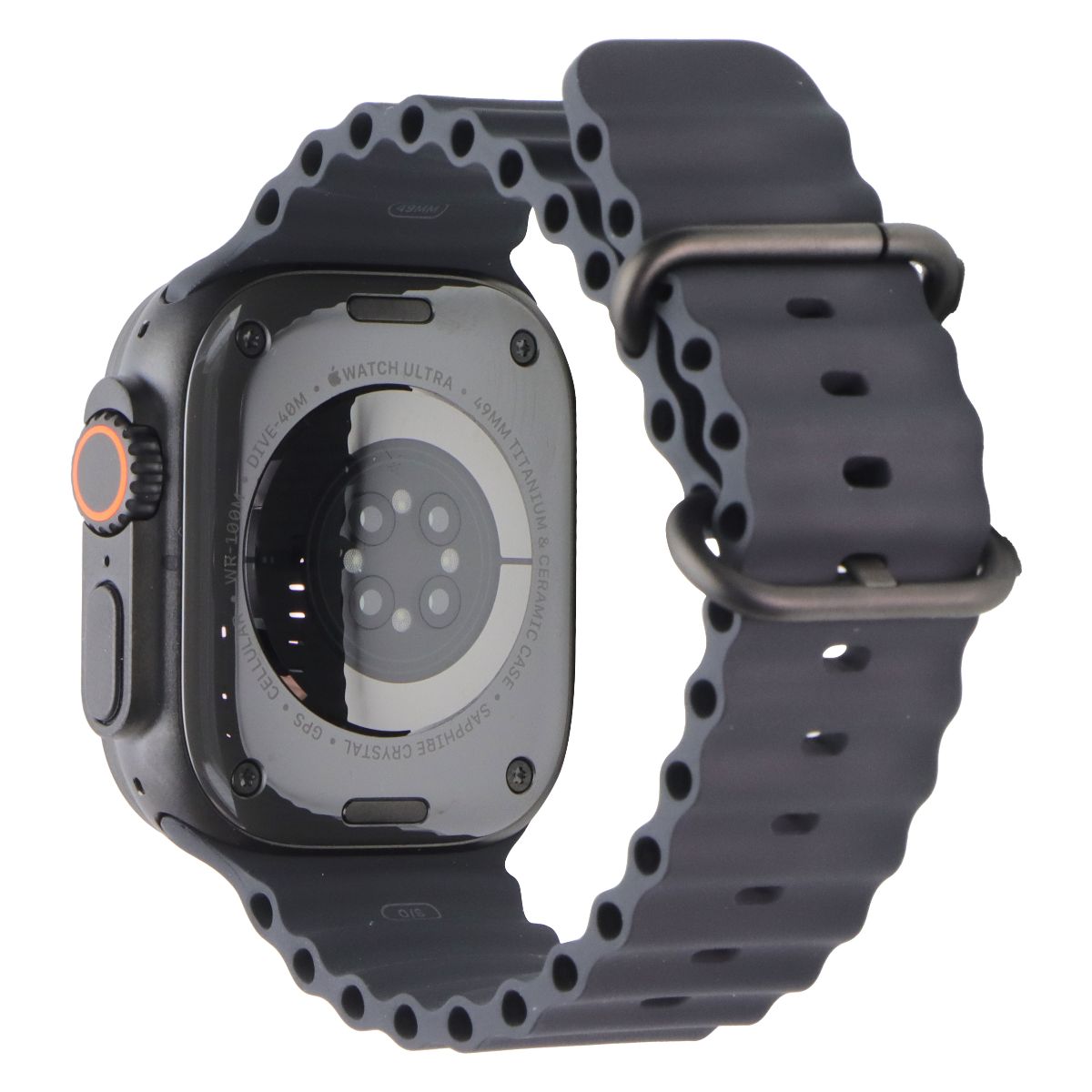 Apple Watch Ultra 3 (GPS + LTE) A3281 49mm - Black Titanium/Black Ocean Band Smart Watches Apple - Simple Cell Bulk Wholesale Pricing - USA Seller