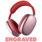 Apple AirPods Max Over-Ear Wireless Headphones - Pink A2096, 2020 ENGRAVED