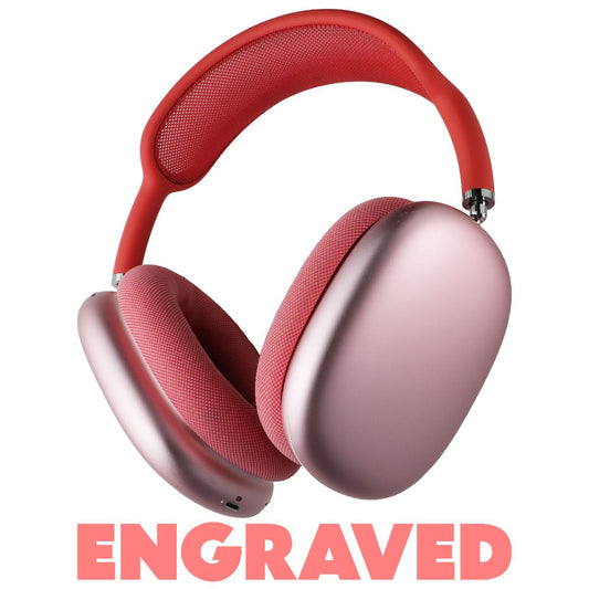 Apple AirPods Max Over-Ear Wireless Headphones - Pink A2096, 2020 ENGRAVED Portable Audio - Headphones Apple - Simple Cell Bulk Wholesale Pricing - USA Seller