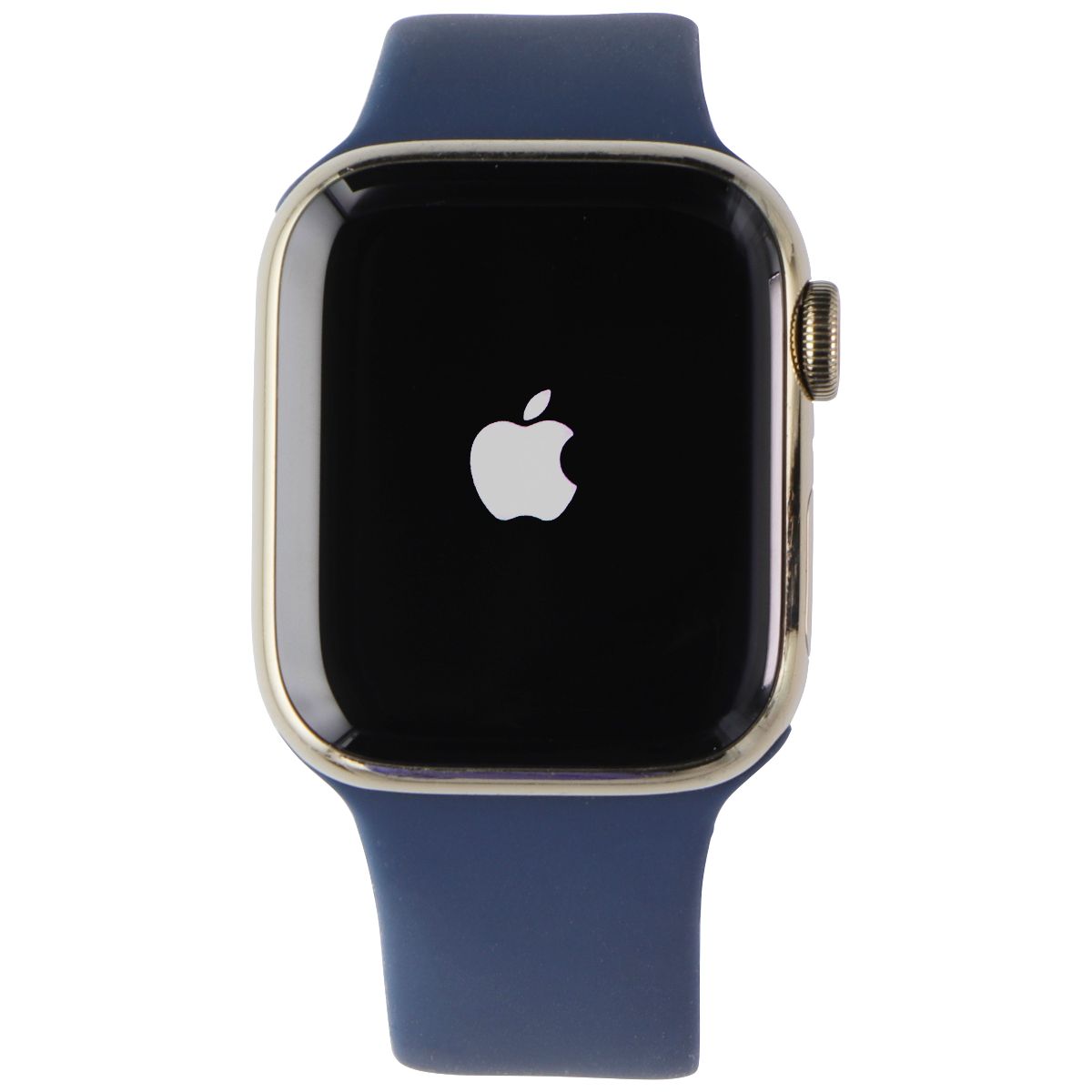 Apple Watch Series 7 (GPS + LTE)  A2476 (41mm) Gold SS / Blue Sport Band Smart Watches Apple    - Simple Cell Bulk Wholesale Pricing - USA Seller