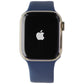 Apple Watch Series 7 (GPS + LTE)  A2476 (41mm) Gold SS / Blue Sport Band Smart Watches Apple    - Simple Cell Bulk Wholesale Pricing - USA Seller